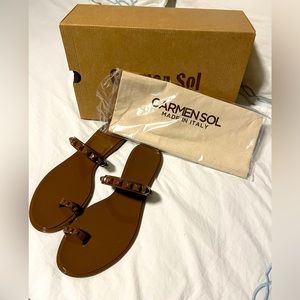 New Maria Flat Jelly Sandals